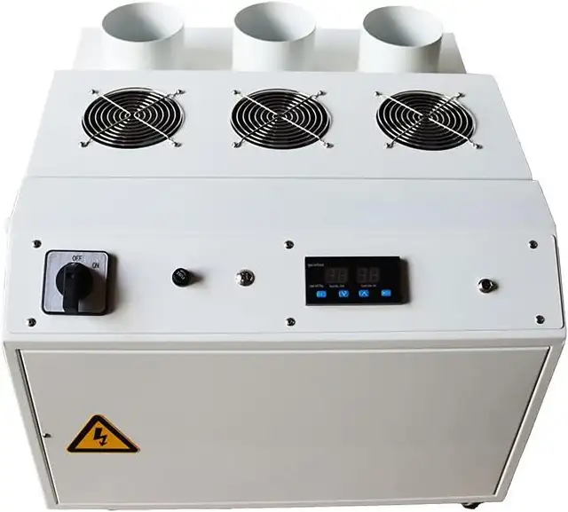 24kg/h Portable Ultrasonic Industrial Humidifier 3Holes191014