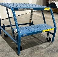 2 Step Rolling Ladder 18' W x 18' H