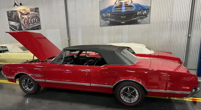 1966 OLDS 442 CONVERTIBLE 4 SPD Frame-Off Rotisserie Restoration