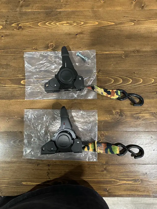 2 pack retractable ratchet straps