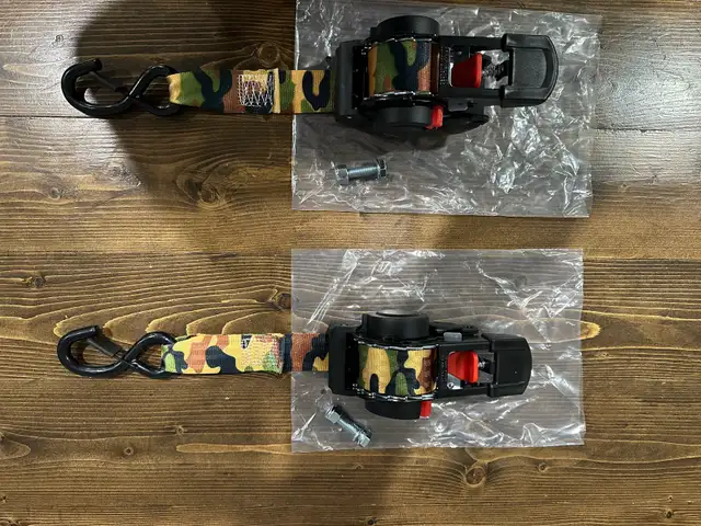 2 pack retractable ratchet straps - Photo 5