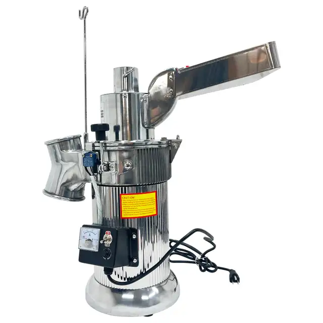 Continuous Feeding Hammer Grain Grinder Mill Machine 110V 170139 - Photo 3