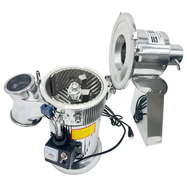 Continuous Feeding Hammer Grain Grinder Mill Machine 110V 170139 - Photo 7