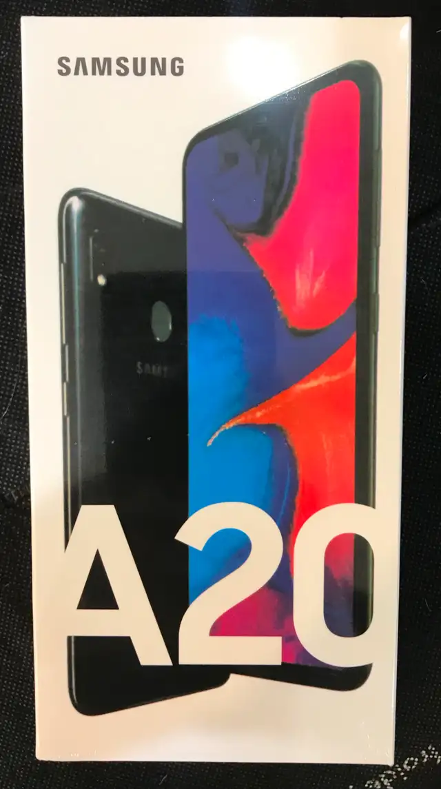 Samsung phone a20 brand new 160$