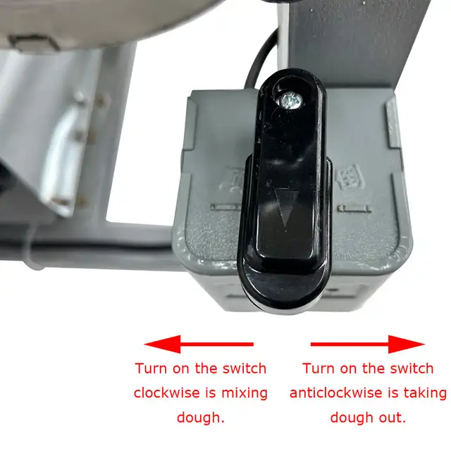 50QT Dough Mixer Machine Kneading 120° Tilt Bowl 170649 - Photo 2