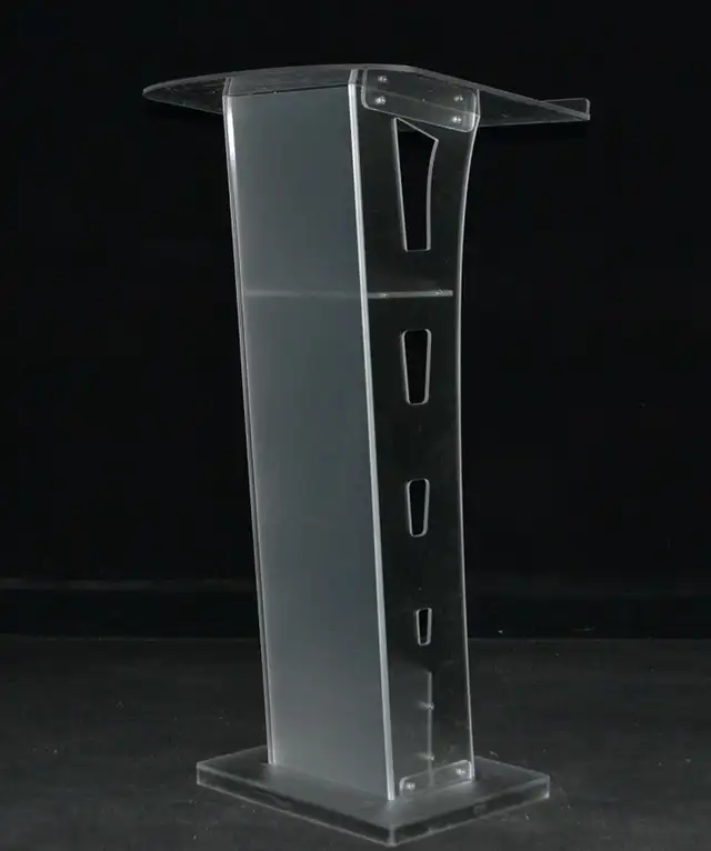 Modern Clear Acrylic Podium Plexiglass Church Pulpit 220395