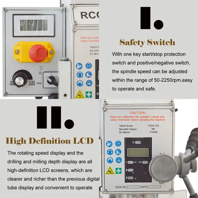 Promotion RCOG-25V Precision Milling & Drilling Machine028334 - Photo 7