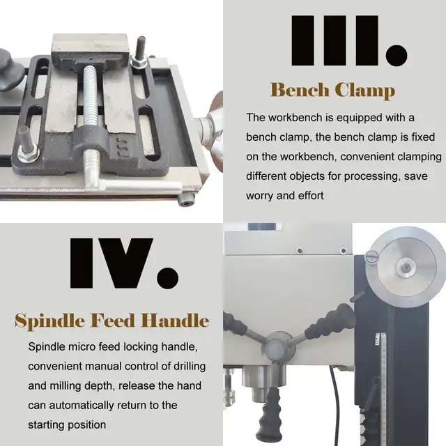 Promotion RCOG-25V Precision Milling & Drilling Machine028334 - Photo 8