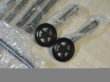 Adjustable Aluminum Walker with 2 Front Wheels, BRAND NEW - Photo 4
