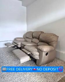 FREE DELIVERY Palliser 3 Seater Leather Recliner Sofa / Couch