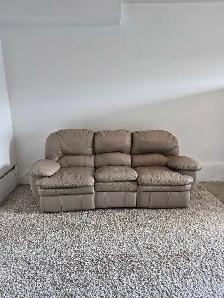 FREE DELIVERY Palliser 3 Seater Leather Recliner Sofa / Couch - Photo 2