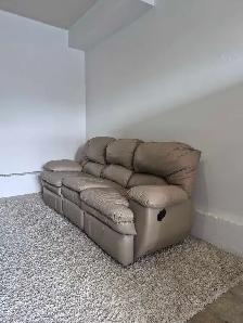 FREE DELIVERY Palliser 3 Seater Leather Recliner Sofa / Couch - Photo 3