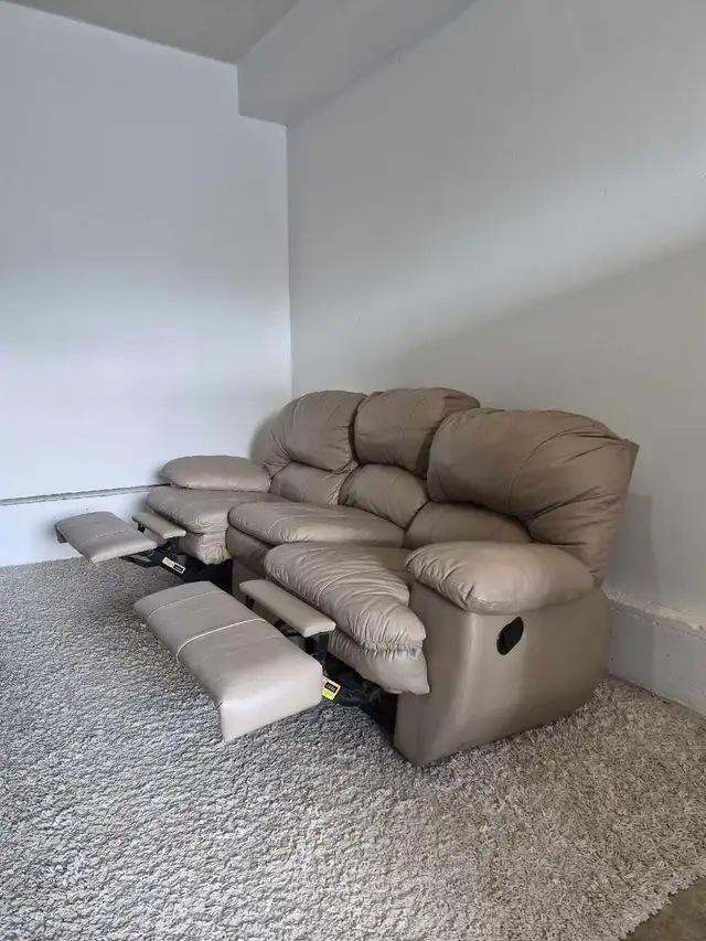 FREE DELIVERY Palliser 3 Seater Leather Recliner Sofa / Couch - Photo 6