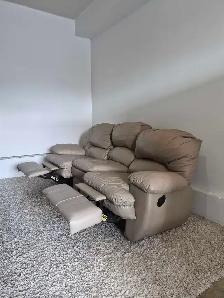 FREE DELIVERY Palliser 3 Seater Leather Recliner Sofa / Couch - Photo 6