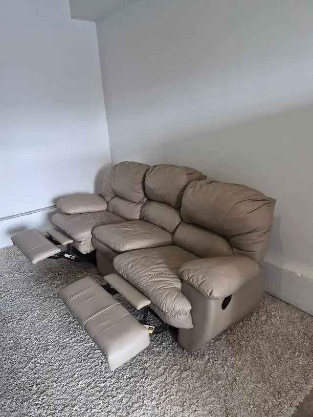 FREE DELIVERY Palliser 3 Seater Leather Recliner Sofa / Couch - Photo 7