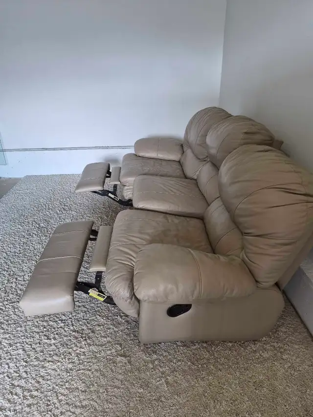 FREE DELIVERY Palliser 3 Seater Leather Recliner Sofa / Couch - Photo 8