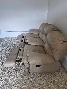 FREE DELIVERY Palliser 3 Seater Leather Recliner Sofa / Couch - Photo 8