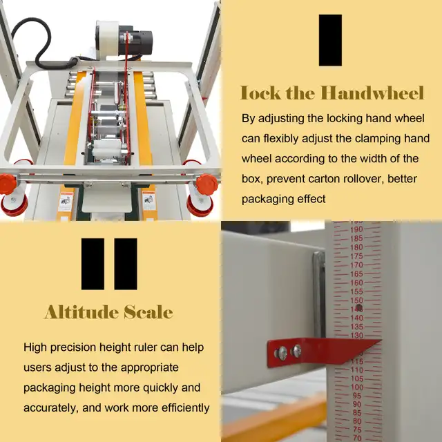 Full Automatic Carton Sealer Belt Tape Sealing Machine 056659 - Photo 6