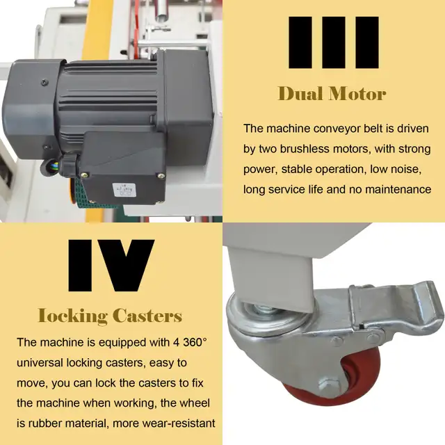 Full Automatic Carton Sealer Belt Tape Sealing Machine 056659 - Photo 7