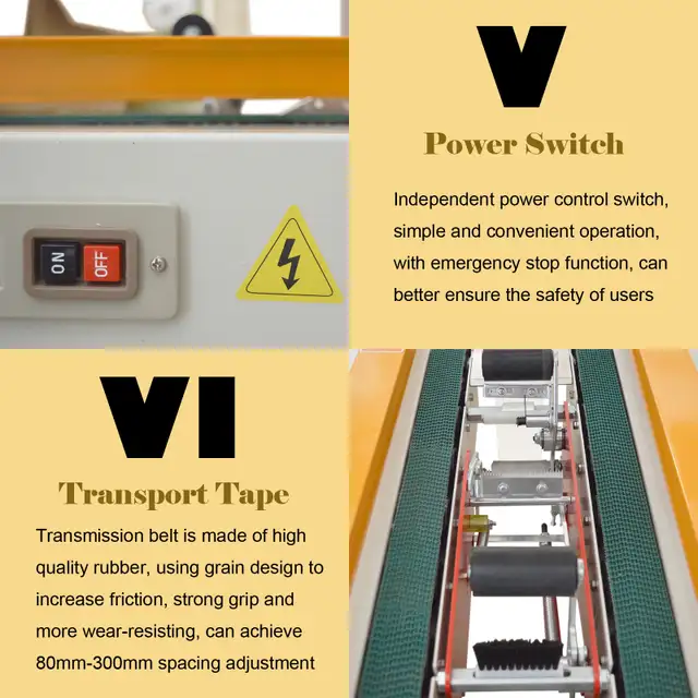 Full Automatic Carton Sealer Belt Tape Sealing Machine 056659 - Photo 8