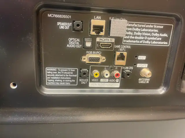 49" LG Flat Screen TV, Like new