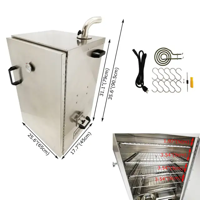 Automatic BBQ Meat Smoker Grill Sausage Smoke Oven 5-Layer056900 - Photo 10