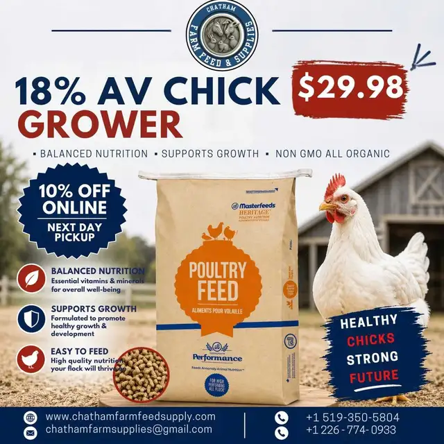 18 percent chicken grower