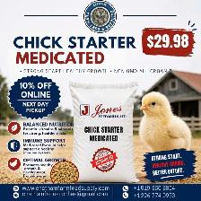 Medicated Chicken starter non gmo formula