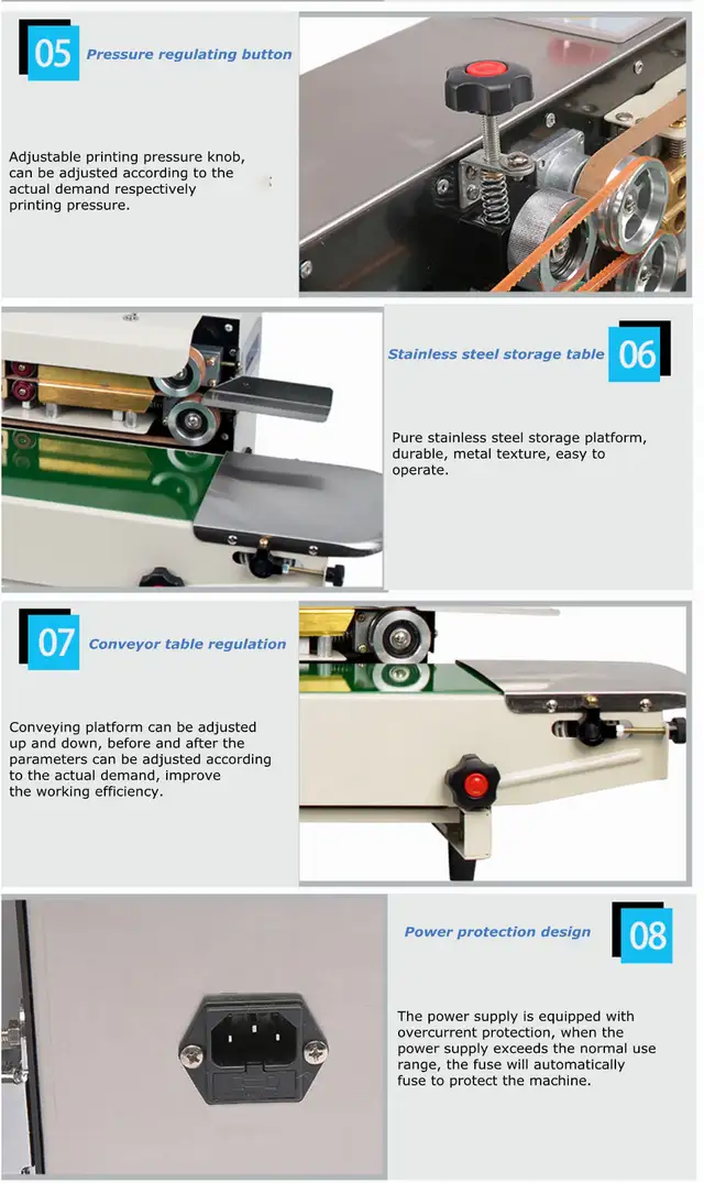 Continuous Band Horizontal Bag Sealer Digital Display 070846 - Photo 9