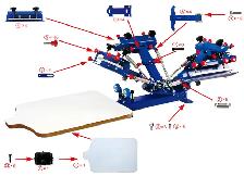 Micro-adjust Table Type 4 Color 1 Station Press Printer 006522
