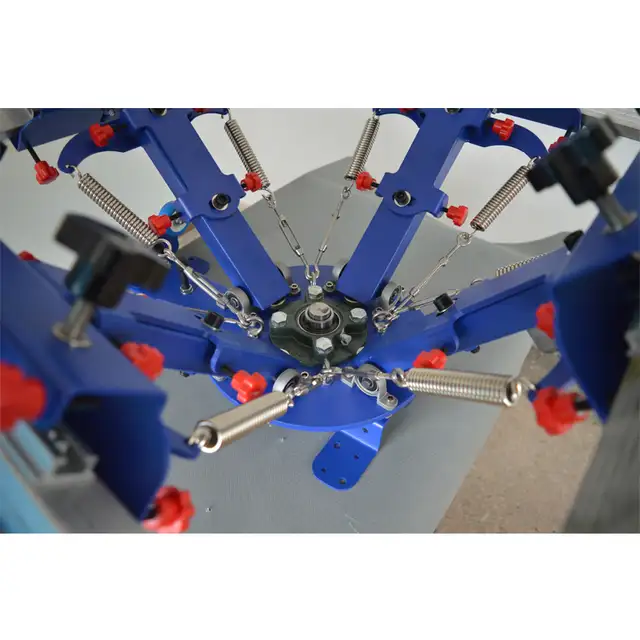 Micro-adjust Table Type 4 Color 1 Station Press Printer 006522 - Photo 7