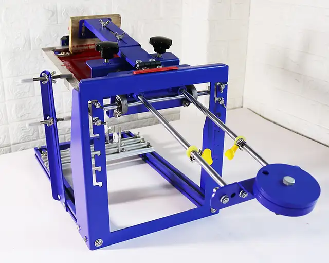 8x10Inch Cylindrical Screen Printing press Curved Printer 006593 - Photo 3