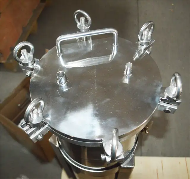 #2 Bag Filter 20um 304 SS Filter 100 Psi 2' Npt In/Out 025079 - Photo 5