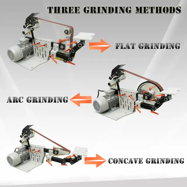 63-71" Belt Sander Knife Grinder Double stands Polisher 190238 - Photo 3