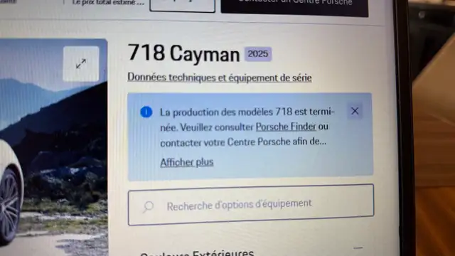 2024 Porsche 718 Cayman 'manuelle' - Photo 4