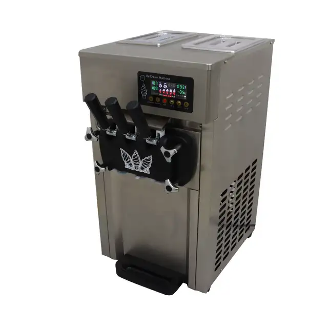 3 Flavor Soft Ice Cream Machine w/LED Display210153 - Photo 2