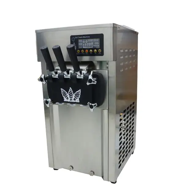 3 Flavor Soft Ice Cream Machine w/LED Display210153 - Photo 4
