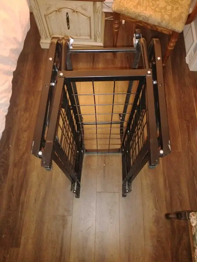 Folding Bed Frame with Memory Foam Mattress