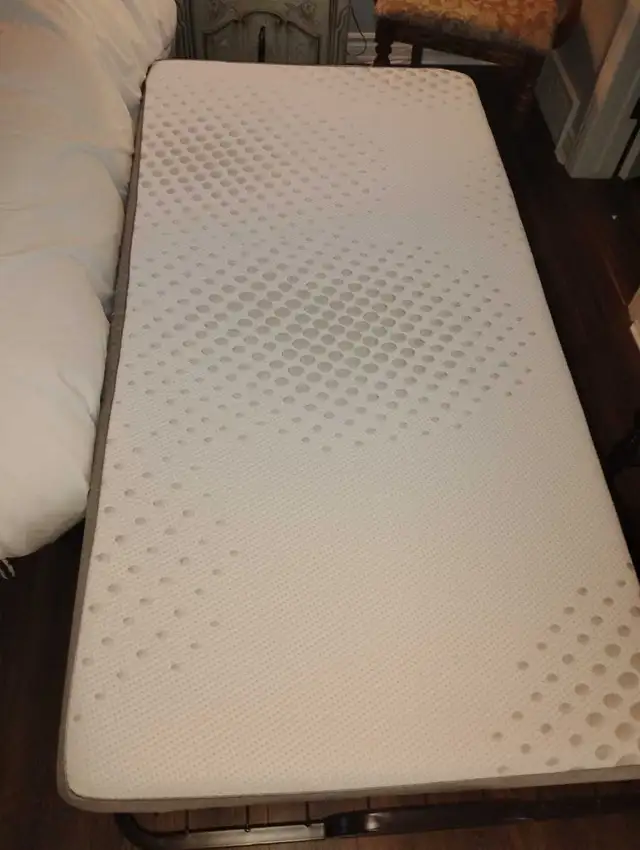 Folding Bed Frame with Memory Foam Mattress - Photo 5