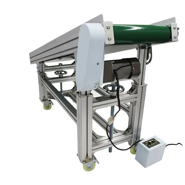 59x11.8" Green PVC Belt Inclined Wall Conveyor 230562 - Photo 4