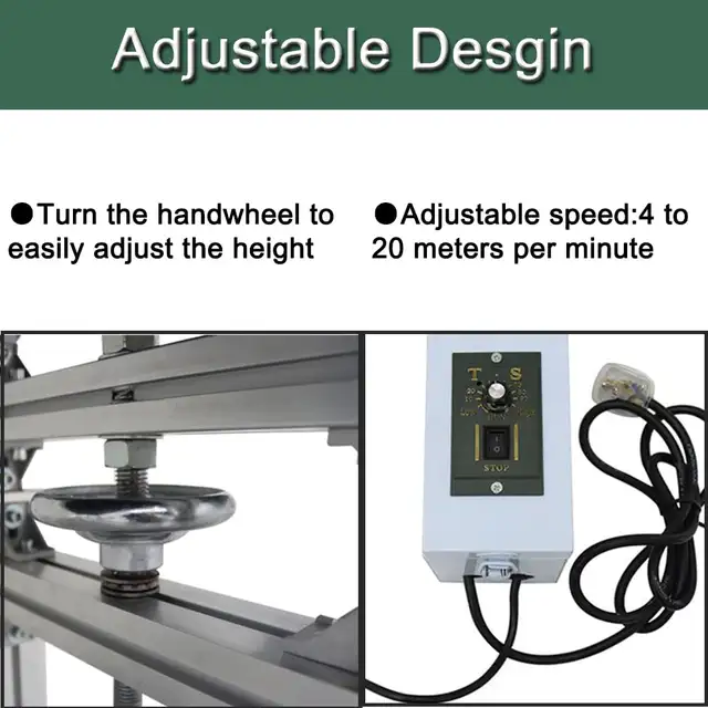 59x11.8" Green PVC Belt Inclined Wall Conveyor 230562 - Photo 5