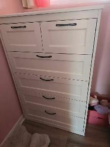 commode blanche Ikea