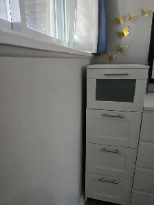 commode blanche Ikea