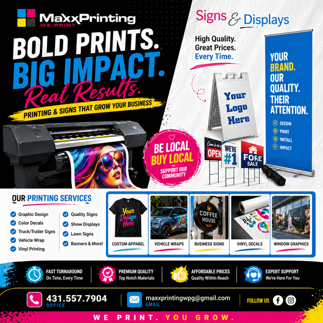 Bold Prints. Big Impact. Real Results in Winnipeg