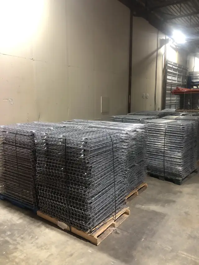 USED Wire Mesh Decking Deck 42'x46' for Pallet Racking - Photo 2