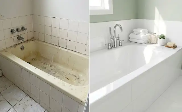 Bathroom Repair Service – Bathtub & Tile Restoration Work - Photo 4