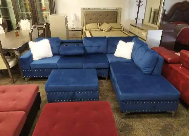 Blue Reversible | Sectional – FREE Delivery – COD – 6474943660