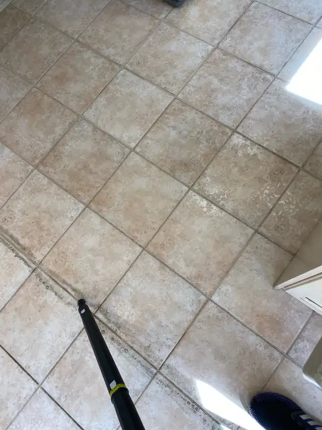 Kitchen Floor Tile and Grout Cleaned $150 - Photo 2