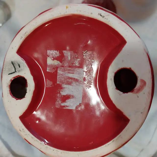 Red Pillar Candle Sticks - Photo 3