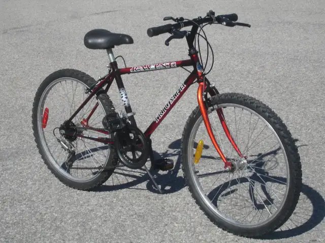 MID SIZE 24' TRIUMPH RAVINE 15 SPEED TRAIL/MOUNTAIN BIKE!